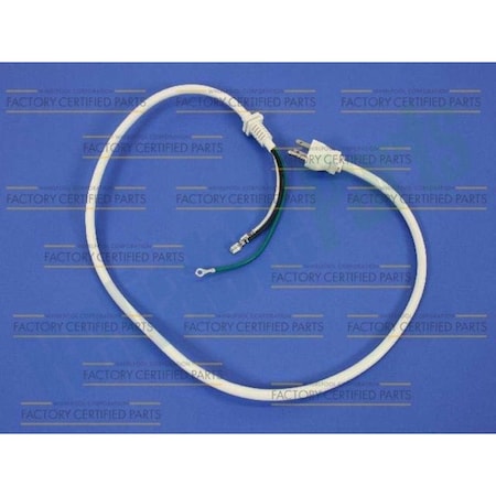 Whirlpool W10708076 Whirlpool Microwave Power Cord W10708076